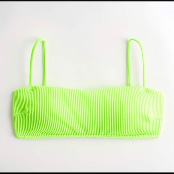 Ribbed Square-Neck Bikini Top - Picture 2 of 6